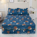 Set Bedskirt Bercetak Microfiber 100% Murah